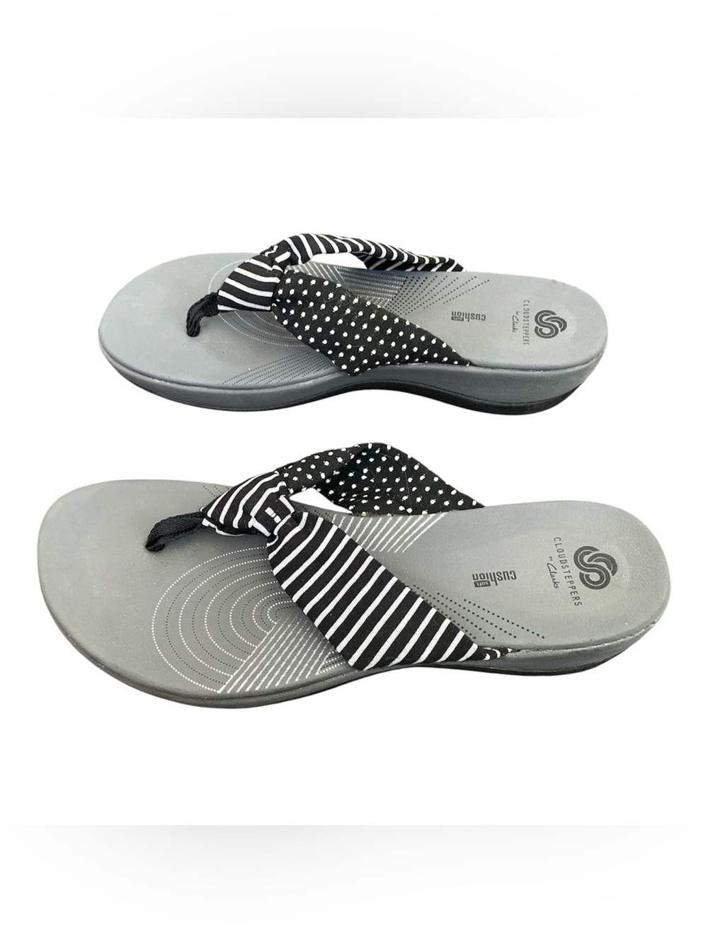 Cloudstepper By Clarks fabric upper sandals women’s size 10